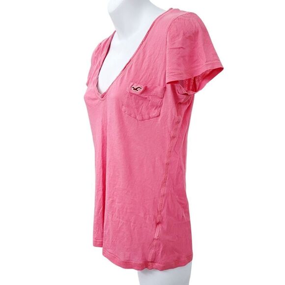 2/$20 Hollister Classic Pink Top Blouse 100% Cotton Size: Small - Picture 3 of 7